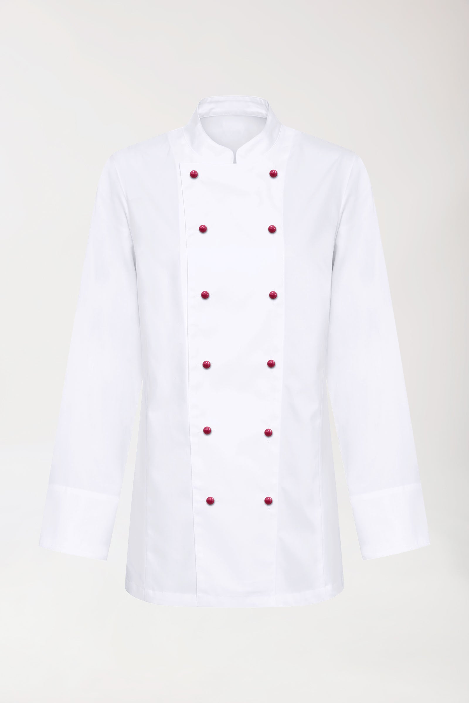 Gastro Veste de cuisine Femme - Patte 6 boutons - Manche longue blanc