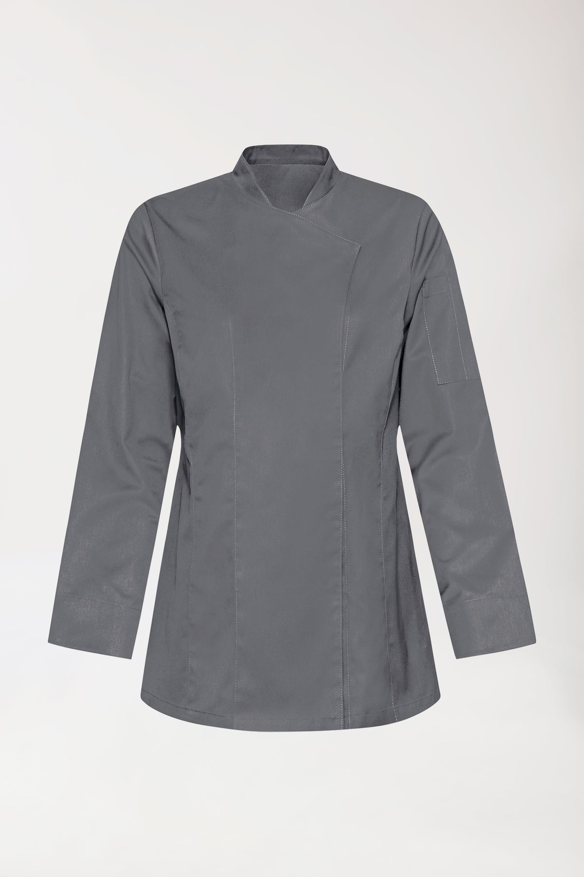Gastro Veste de cuisine Femme - Manche longue gris granit