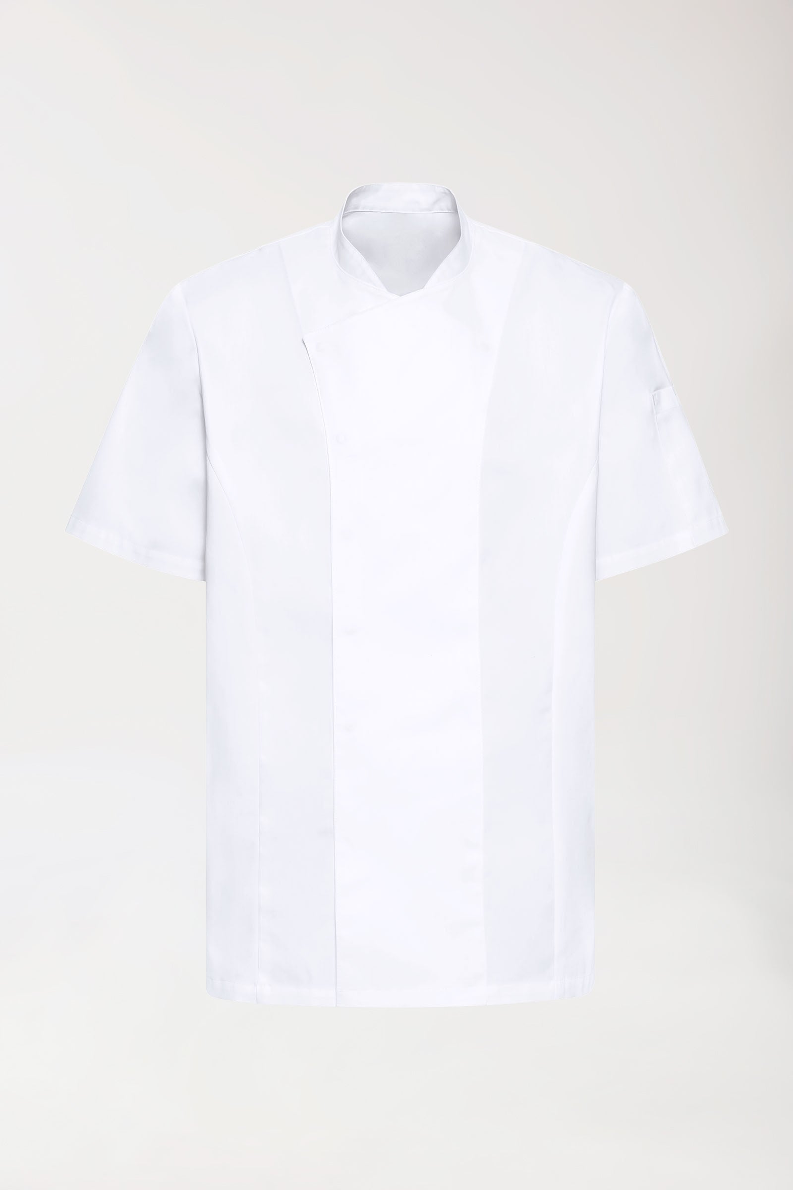 Gastro Veste de cuisine Homme - Patte 6 boutons - Manche courte blanc