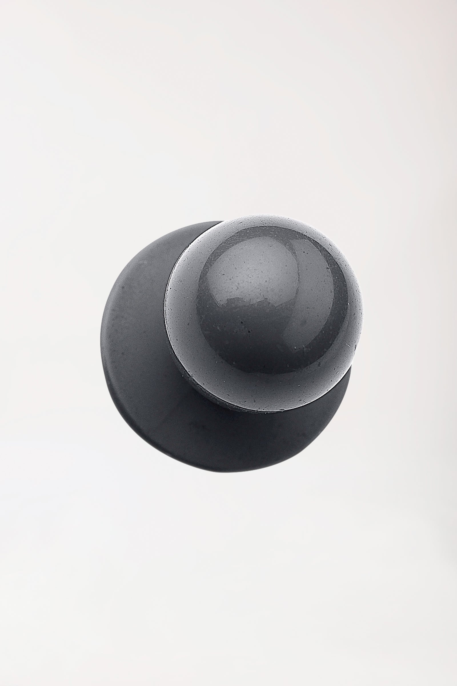Gastro Boutons boules mixtes - 12 pièces gris, Vue de face 