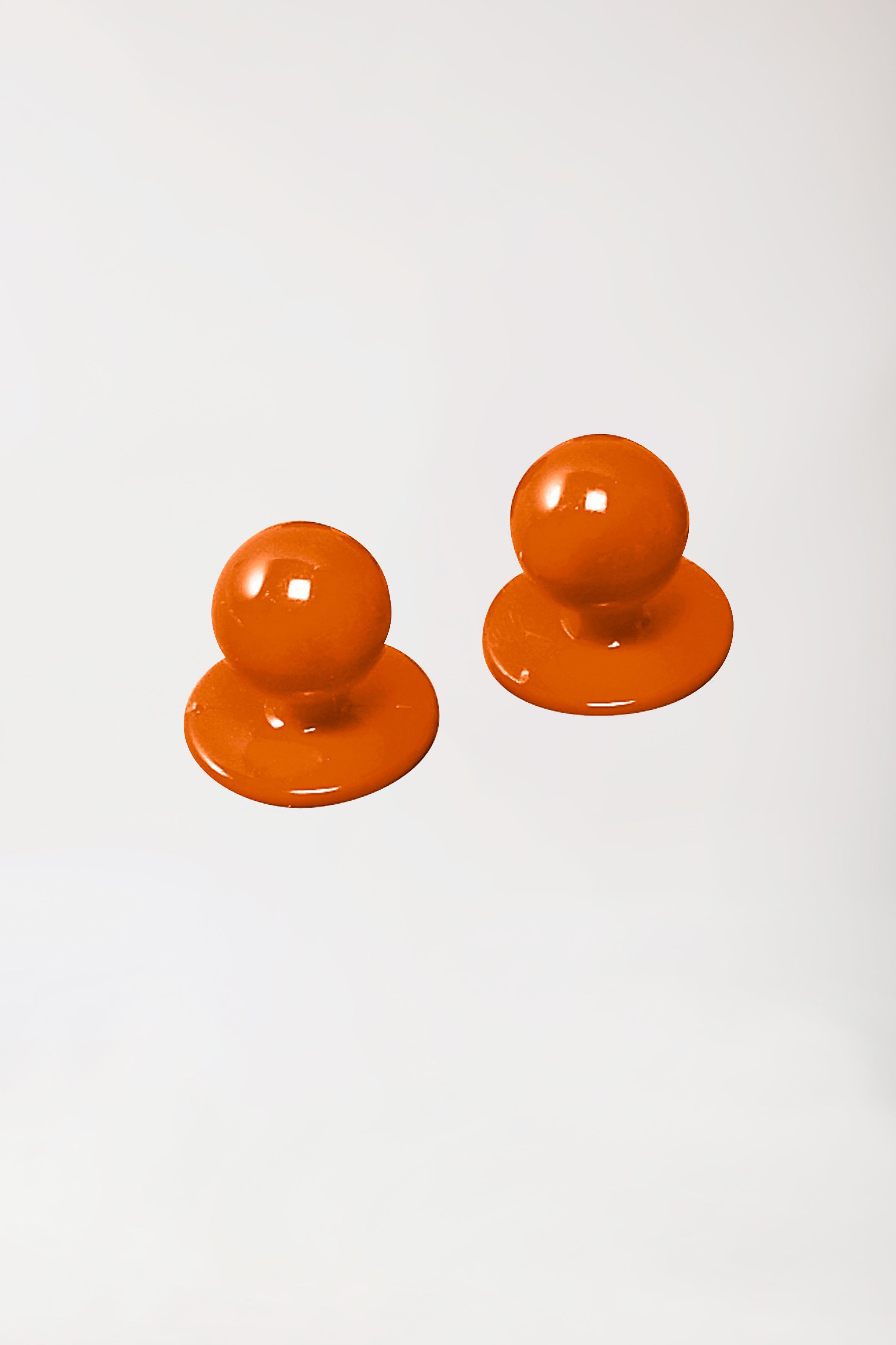 Gastro Boutons boules mixtes - 12 pièces orange, Vue de face 