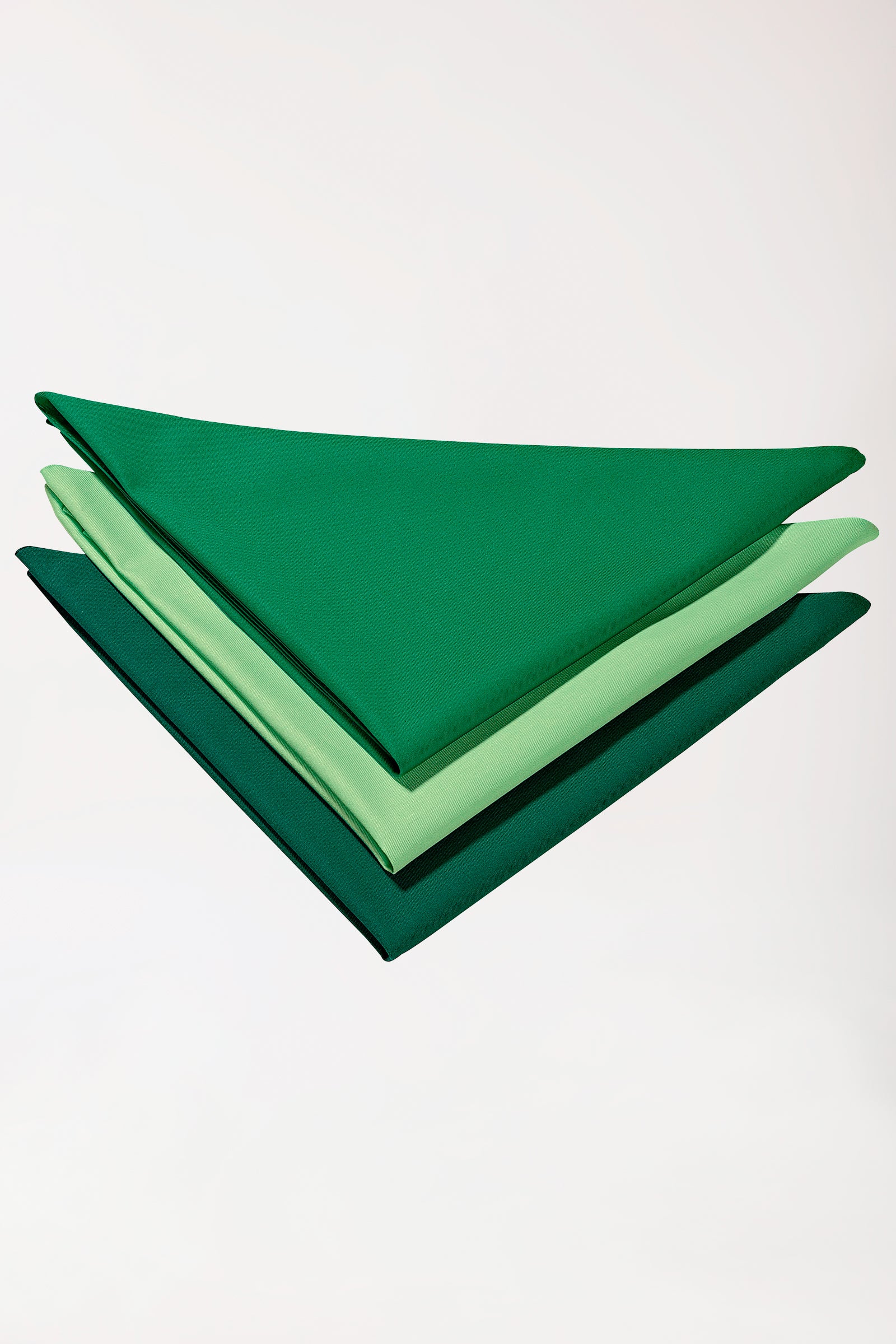Gastro Foulard mixte vert pomme, Vue de face 