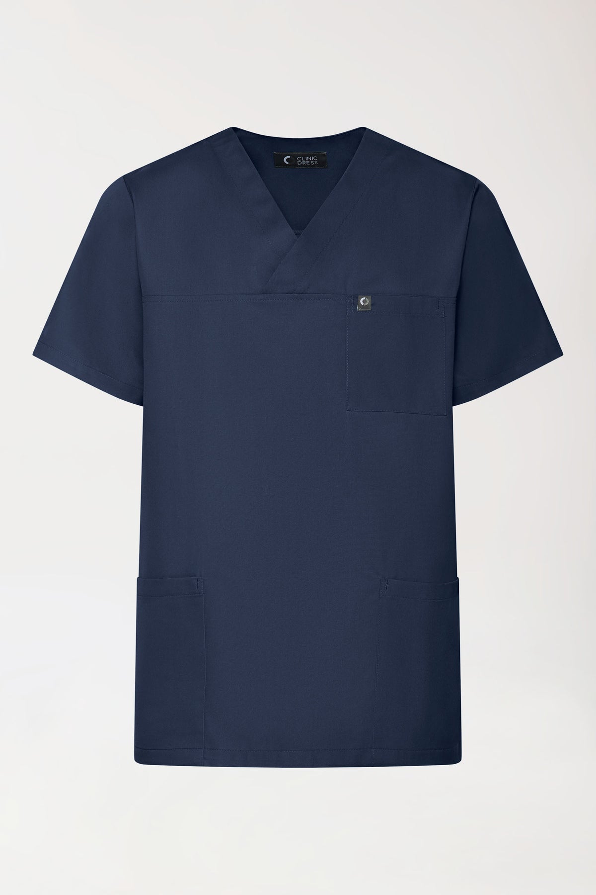 GREEN Tunique Stretch mixte - Décolleté V navy, Vue de face 