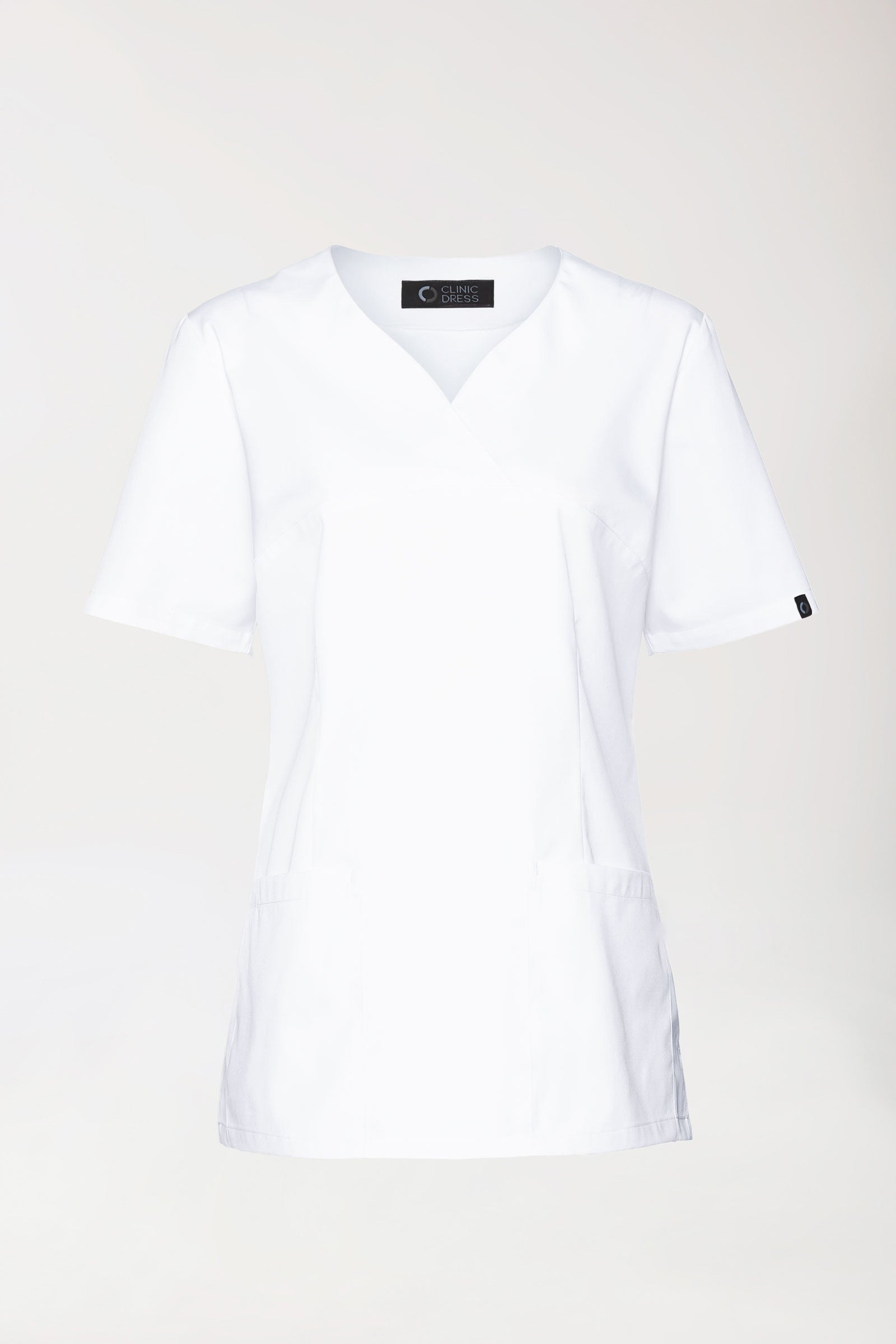CORE Tunique Femme - Décolleté Cœur blanc, Vue de face 